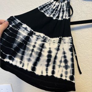 Black & White Halter Top